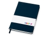 Бизнес-блокнот А5 «С3» soft-touch с магнитным держателем для ручки, синий, пластик, кожзам