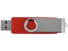 USB/micro USB-флешка на 16 Гб «Квебек OTG», красный, soft touch