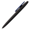 Ручка шариковая Prodir DS5 TRR-P Soft Touch, черная с синим, черный, пластик; покрытие софт-тач