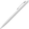 Ручка шариковая Tick, белая, белый, пластик