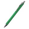 Ручка металлическая Elegant Soft софт-тач, зеленая, зеленый