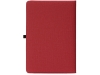 Блокнот А5 «Pocket» с карманом для телефона, красный, пластик