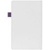 Ежедневник White Shall, недатированный, белый с фиолетовым, белый, фиолетовый, искусственная кожа; покрытие софт-тач