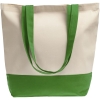 Холщовая сумка Shopaholic, ярко-зеленая, зеленый, хлопок