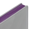 Ежедневник Spain Shall, недатированный, серый с фиолетовым, серый, фиолетовый, искусственная кожа; покрытие софт-тач