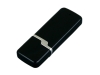 USB 2.0- флешка на 64 Гб с оригинальным колпачком, черный, пластик