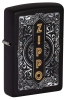 Зажигалка ZIPPO Classic с покрытием Black Matte, латунь/сталь, черная, 38x13x57 мм, черный