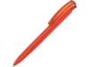 Ручка пластиковая шариковая трехгранная «Trinity K transparent Gum» soft-touch, оранжевый, soft touch