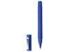 Ручка шариковая пластиковая «Quadro Soft», синий, soft touch