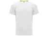 Спортивная футболка «Monaco» унисекс, белый, полиэстер
