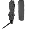 Зонт складной Hit Mini, ver.2, серый, серый, 190t; ручка - пластик, стеклопластик; купол - эпонж, каркас - сталь