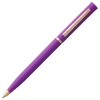 Ручка шариковая Euro Gold, фиолетовая, фиолетовый, пластик; металл
