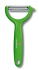 Нож для чистки томатов и киви VICTORINOX, двусторонее зубчатое лезвие, зелёная рукоять, зеленый, пластик