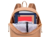 Небольшой городской рюкзак с отделением для планшета 10.5", бежевый, полиэстер
