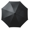 Зонт-трость Standard, черный, черный, полиэстер