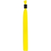 Несъемный браслет Seccur, желтый, желтый, лента - полиэстер, атлас; фиксатор - пластик