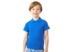 Рубашка поло "First" детская, синий, хлопок