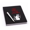 Набор Pininfarina Banksy Крыса: вечная ручка Primina и тетрадь 14х21см каменная бумага, 64 листа, линованная