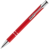 Ручка шариковая Keskus Soft Touch, красная, красный