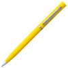 Ручка шариковая Euro Chrome, желтая, желтый, пластик; металл
