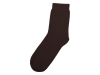 Носки однотонные «Socks» женские, коричневый, пластик, эластан, хлопок