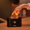 Светодиодный USB увлажнитель-ароматизатор Flame, черный, черный