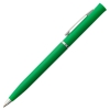 Ручка шариковая Euro Chrome, зеленая, зеленый, металл; пластик
