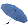 Зонт складной Manifest Color со светоотражающим куполом, синий, синий, полиэстер