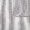 Шарф Nobilis, белый с серым, белый, серый, шерсть 50%; акрил 50%