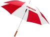 Зонт-трость «Lisa», белый, красный, полиэстер