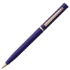 Ручка шариковая Euro Gold, синяя, синий, пластик; металл
