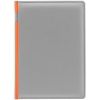 Ежедневник Spain Shall, недатированный, серый с оранжевым, серый, оранжевый, искусственная кожа; покрытие софт-тач