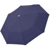 Зонт складной Fiber Alu Light, темно-синий, синий, купол - эпонж, 190t; рама - металл; спицы - стеклопластик; ручка - пластик