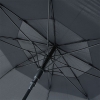 Зонт-трость Fiber Golf Air, черный, черный, купол - эпонж, 190t; рама, спицы - стеклопластик; ручка - эва