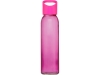 Бутылка спортивная «Sky» из стекла, розовый, пластик, стекло