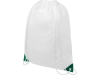 Рюкзак «Oriole» с цветными углами, зеленый, полиэстер