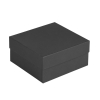 Коробка Satin, малая, черная, черный, картон