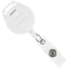 Ретрактор Attach с ушком для ленты, ver.2, белый, белый, пластик