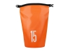 Водонепроницаемая сумка-мешок «DryBag 15», черный, оранжевый, полиэстер