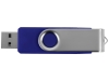 USB/micro USB-флешка на 16 Гб «Квебек OTG», синий, soft touch