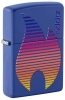 Зажигалка ZIPPO Classic с покрытием Royal Blue Matte, латунь/сталь, синяя, матовая, 38x13x57 мм, синий
