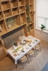 Керамическая салатница Ukiyo с бамбуковыми приборами, керамика; бамбук