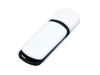 USB 3.0- флешка на 128 Гб с цветными вставками, черный, белый, пластик