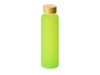 Стеклянная бутылка с бамбуковой крышкой «Foggy», 600 мл, зеленый, бамбук, стекло