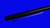 Шариковая ручка Pininfarina GrafeeX с синим клипом в чехле из переработанной кожи, черный, алюминий