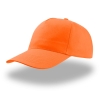 Бейсболка "START FIVE", 5 клиньев, застежка на липучке, оранжевыйй; 100% хлопок; плотность 160 г/м2, оранжевый, 100% хлопок, плотность 160 г/м2, твил
