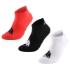 Набор из 3 пар спортивных носков Monterno Sport, красный, черный и белый, черный, белый, красный, хлопок