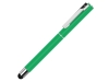 Ручка металлическая стилус-роллер «STRAIGHT SI R TOUCH», зеленый, металл