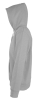 Толстовка мужская на молнии с капюшоном Seven Men, серый меланж, серый, полиэстер 50%; хлопок 50%, плотность 280 г/м²; мольтон