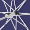 Зонт складной Fiber Alu Light, темно-синий, синий, купол - эпонж, 190t; рама - металл; спицы - стеклопластик; ручка - пластик